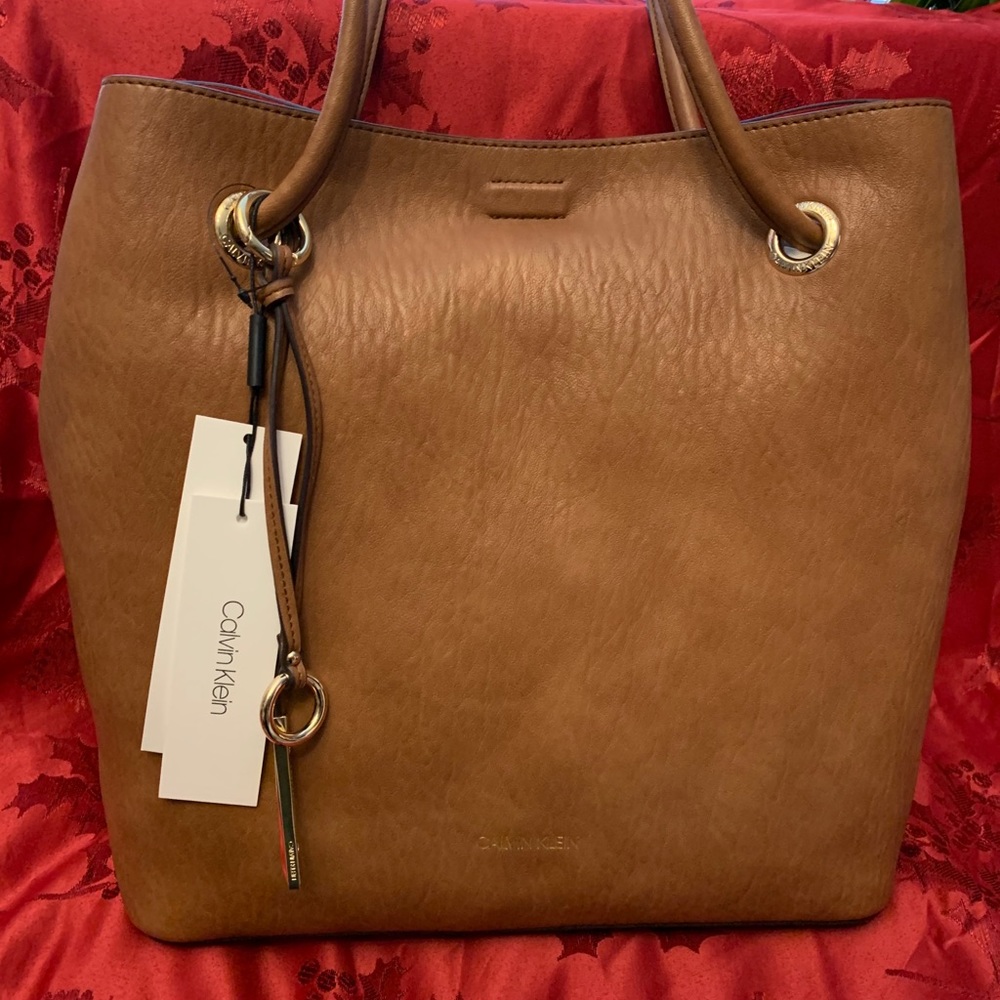 Large Calvin Klein Tote Bag with Pouch Wallet